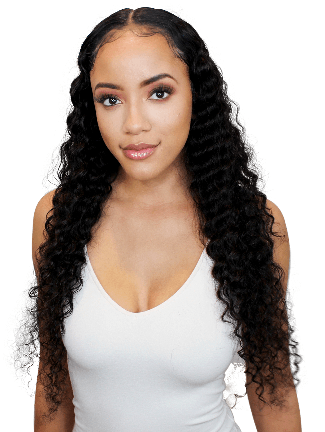 Kaye's Fab Gabby Unit (Closure Wig) Brazilian Loose Curly Collection Size 4"x4" or 5"x5" Wigs For Women Length 14” to 24" - Kaye's Fab Hair