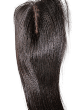 Ansley – Virgin Brazilian Straight Silk Base Closure - Kaye's Fab Hair