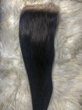 Kaye's Fab Brazilian Straight HD Lace Closure For Women Hair Extension - 4x4 & 5x5 - 12