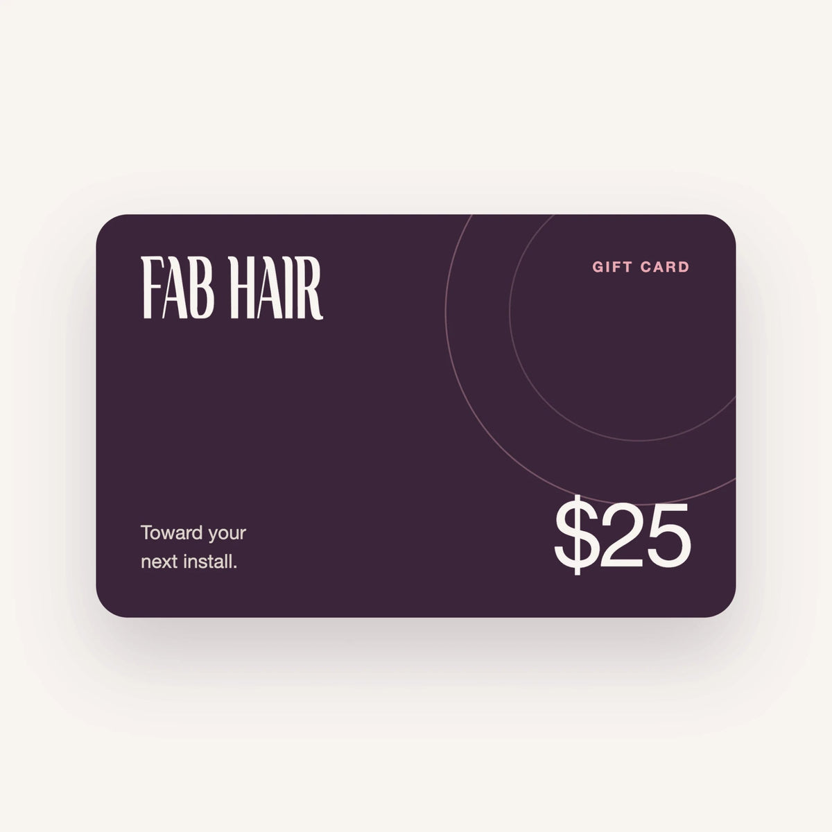 Fab Hair by Kaye $25 gift card