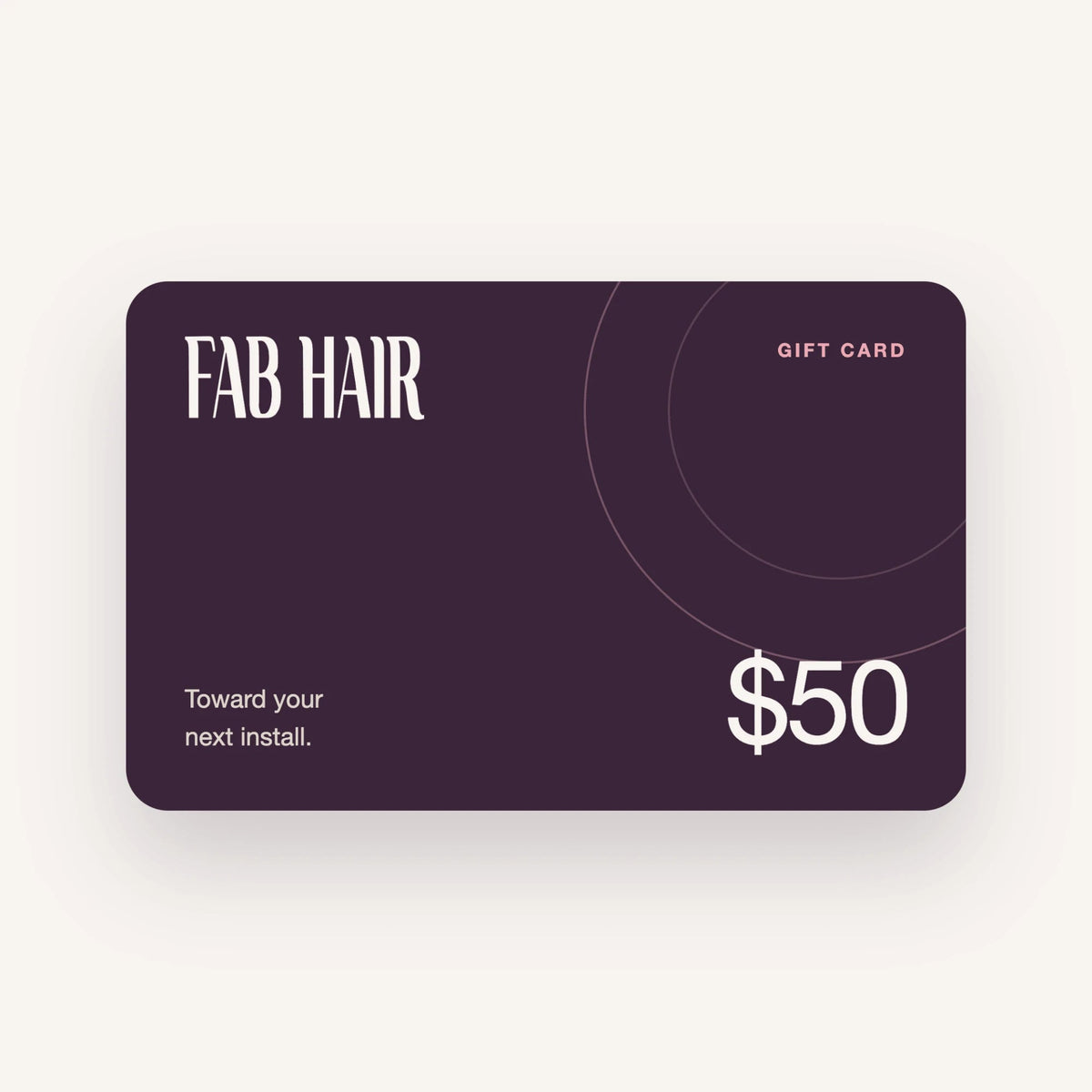 Fab Hair by Kaye $50 gift card