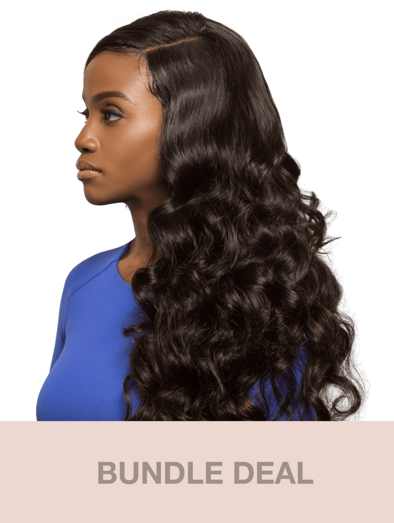 Kaye's Fab Virgin Brazilian Body Wave Hair Extension Wigs For Women - 12”  to 28 Size BUNDLE DEAL