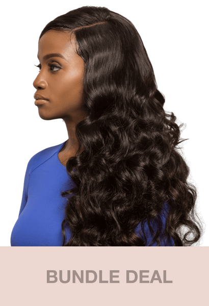 Kaye's Fab Virgin Brazilian Body Wave Hair Extension Wigs For Women - 12” to 28" Size BUNDLE DEAL