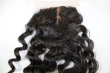 Virgin Brazilian Loose Curly Silk Base Closure - Kaye's Fab Hair