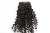 Virgin Brazilian Loose Curly Lace Closure - Kaye's Fab Hair