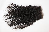 Virgin Brazilian Loose Curly Lace Closure - Kaye's Fab Hair