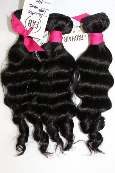 Virgin Brazilian Loose Wave - BUNDLE DEAL - Kaye's Fab Hair