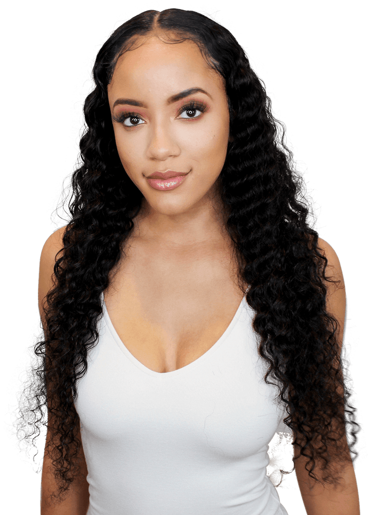 Kaye's Fab Gabby Unit (Closure Wig) Brazilian Loose Curly Collection Size 4"x4" or 5"x5" Wigs For Women Length 14” to 24"