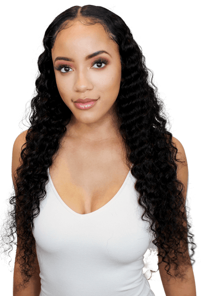 Kaye's Fab Gabby Unit (Closure Wig) Brazilian Loose Curly Collection Size 4"x4" or 5"x5" Wigs For Women Length 14” to 24"