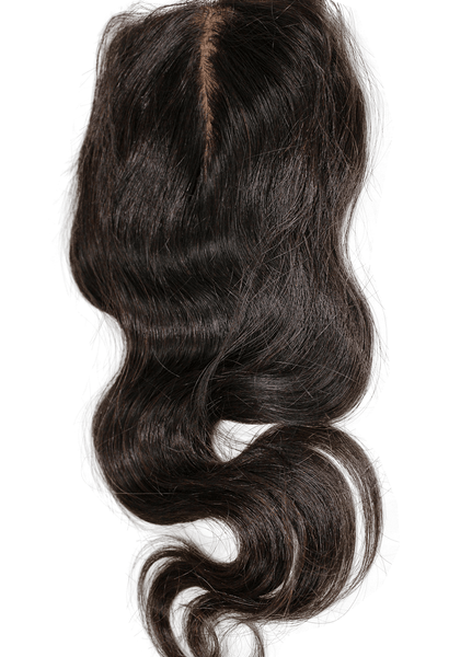 Kaye's Fab Virgin Brazilian Body Wave Silk Base  4"x 4" Free Part Top Silk Base Closure Women Hair Extension, Wigs For Women, 12"-18" Size Available