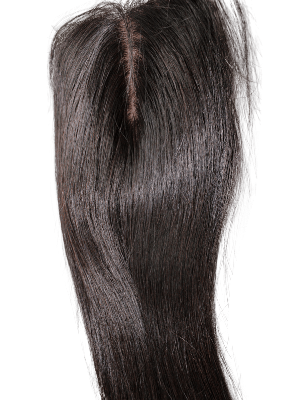 Ansley – Virgin Brazilian Straight Silk Base Closure - Kaye's Fab Hair