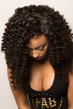 Mongolian Tight Curl Lace Closure - Kaye's Fab Hair